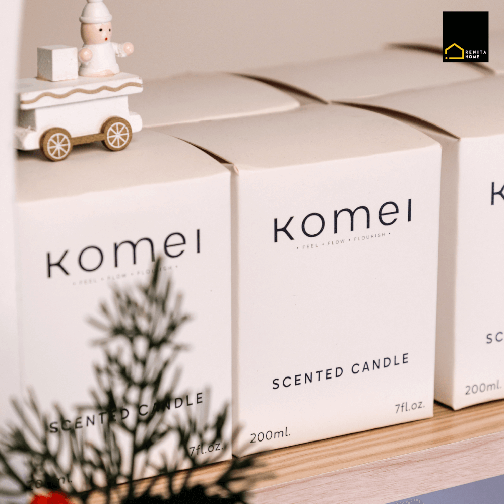 เทียนหอม KOMEI 200 กรัม กลิ่น CRÈME BRULEE_2